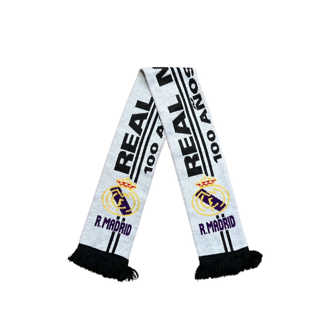 Real Madrid - Scarf - 100th Year Anniversary - 2002- 9/10