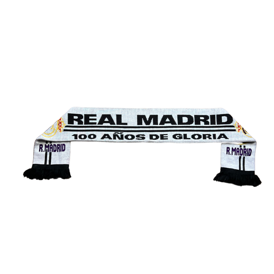 Real Madrid - Scarf - 100th Year Anniversary - 2002- 9/10