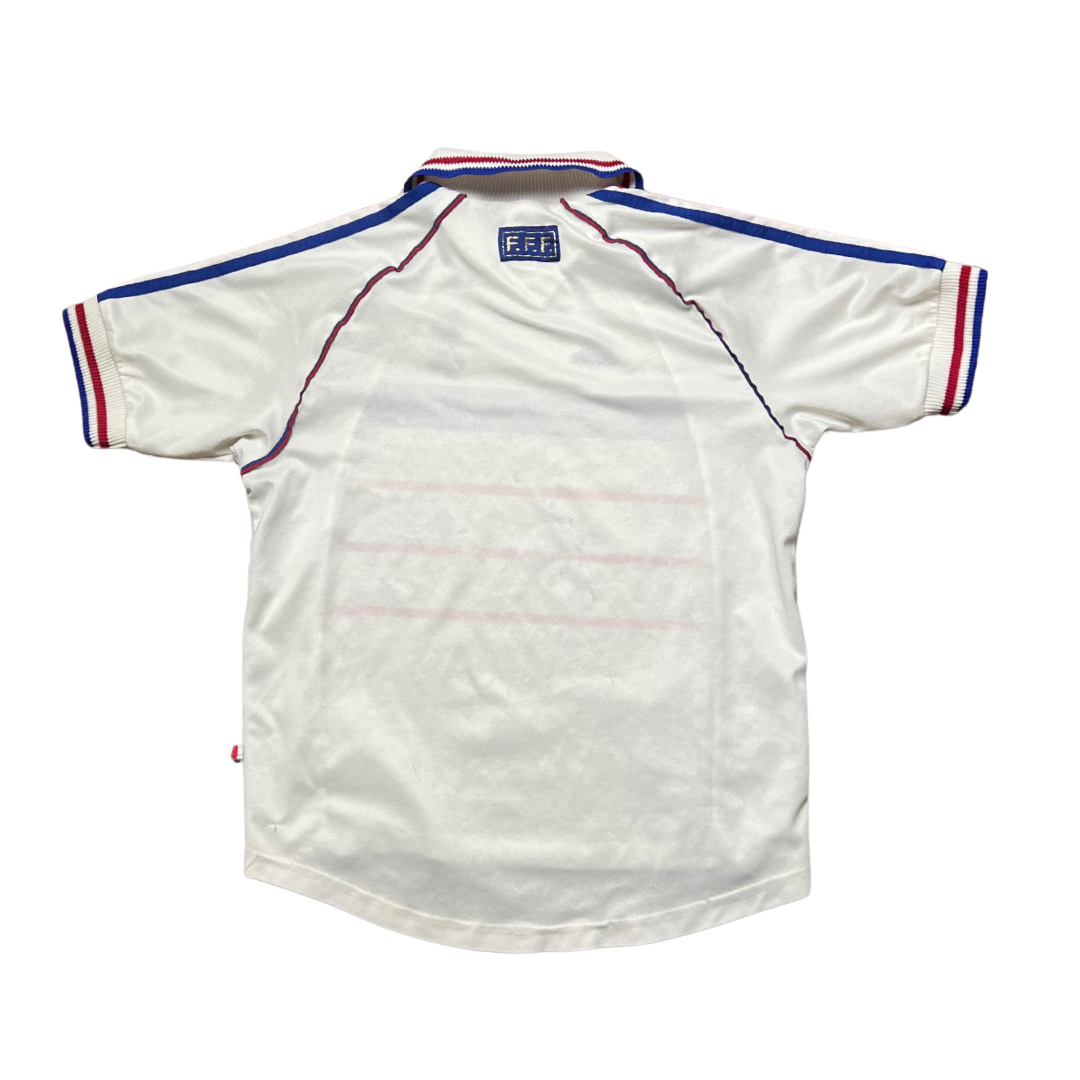 France - Away Kit - Marcel Desailly Signed - 1998 - 9/10 - (Kids L)