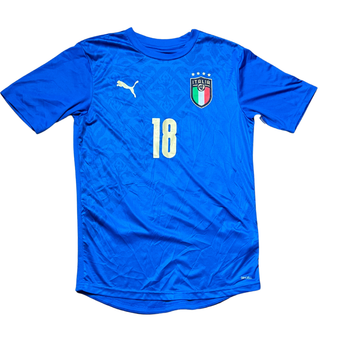 Italië - Home Stadium Kit - Nicolò Barella - 2020 - 9/10 - (S)