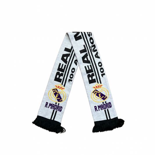 Real Madrid - Scarf - 100th Year Anniversary - 2002- 9/10